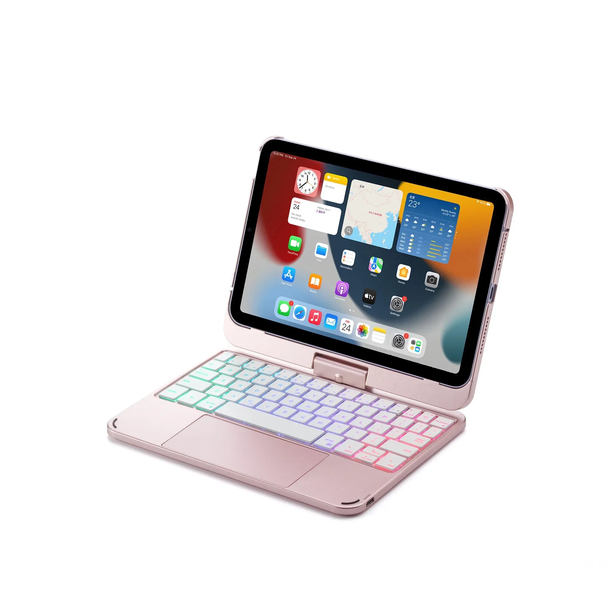 Magic Keyboard Case 360° Rotação para iPad Mini 6 / Mini 7 (8.3")