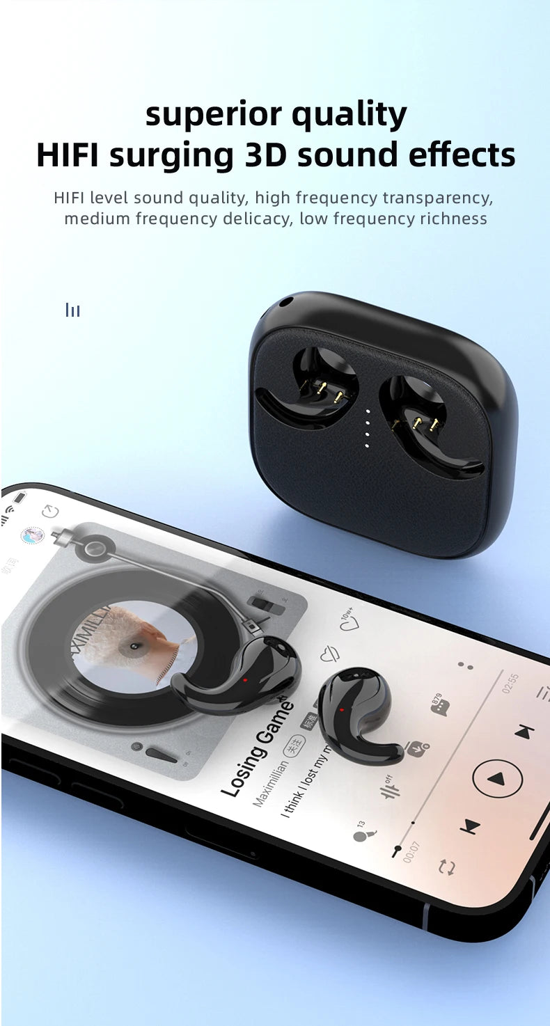 T70 Wireless Earbuds (Sleeping Headphones, Comfort Fit)