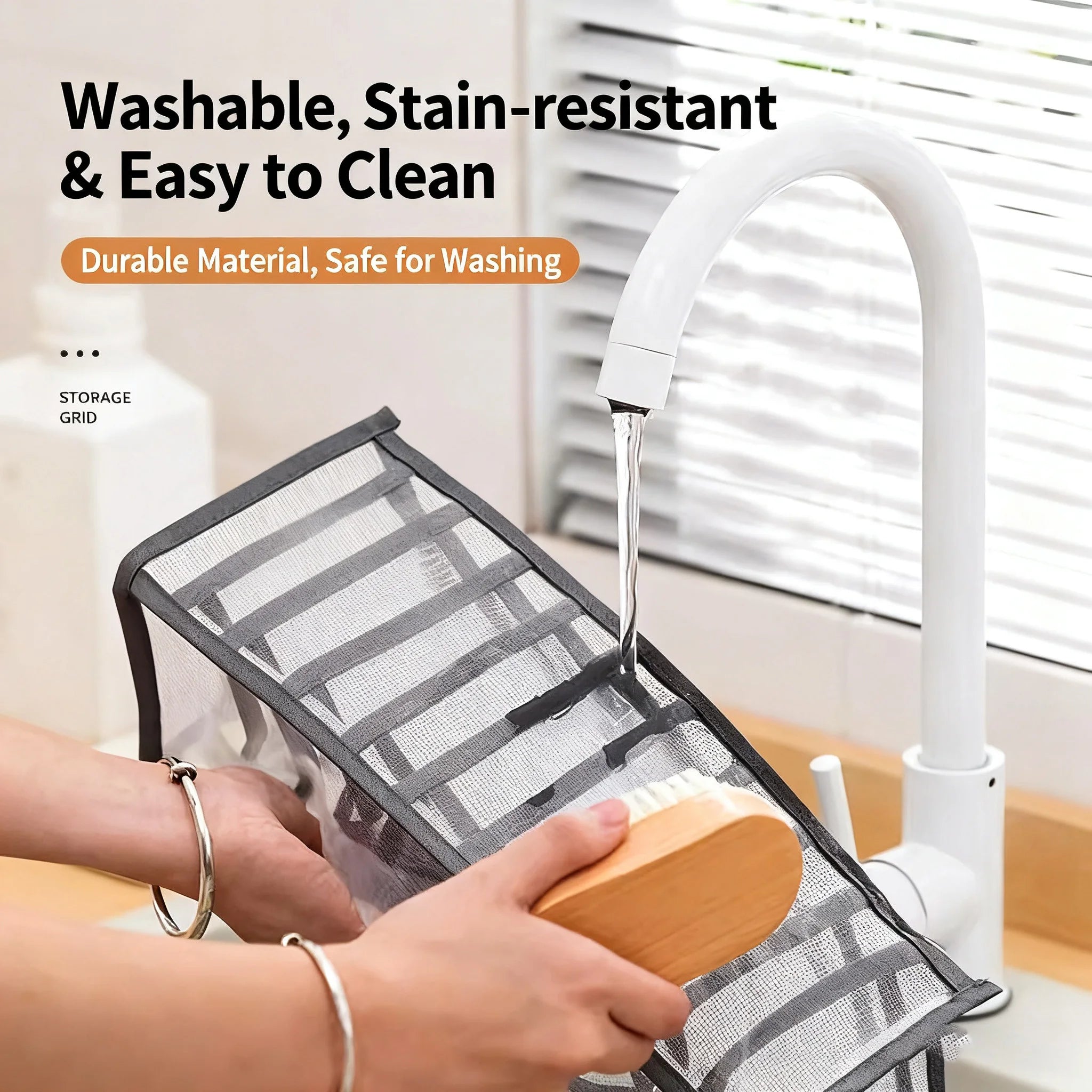 Caixa Organizadora de Gaveta Colmeia para Meias, Roupa Interior e Bebé – Tecido Não Tecido