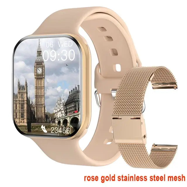 Smartwatch i10 (Série 10) HD 1.9" – Chamada Bluetooth, GPS e Saúde Completa (Homem/Mulher)