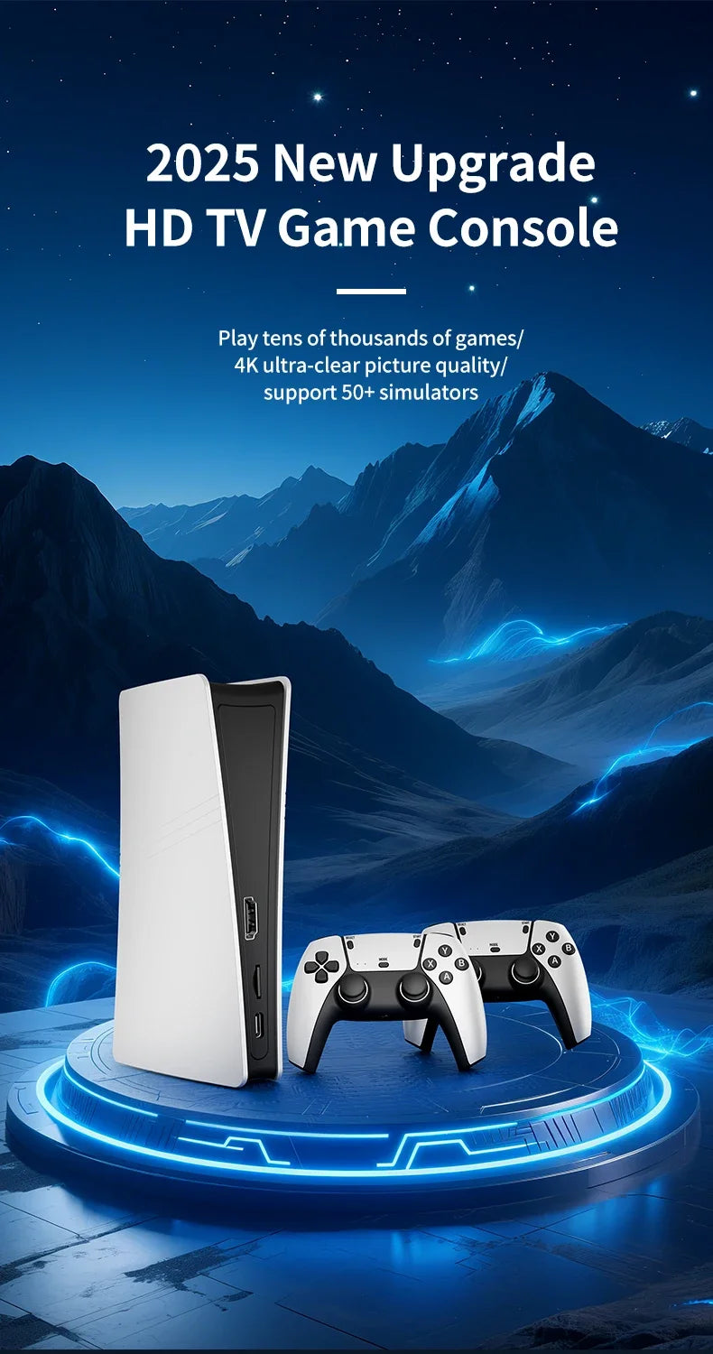 Consola RS5 TV Game (4K, Dual Stick Wireless Controller)