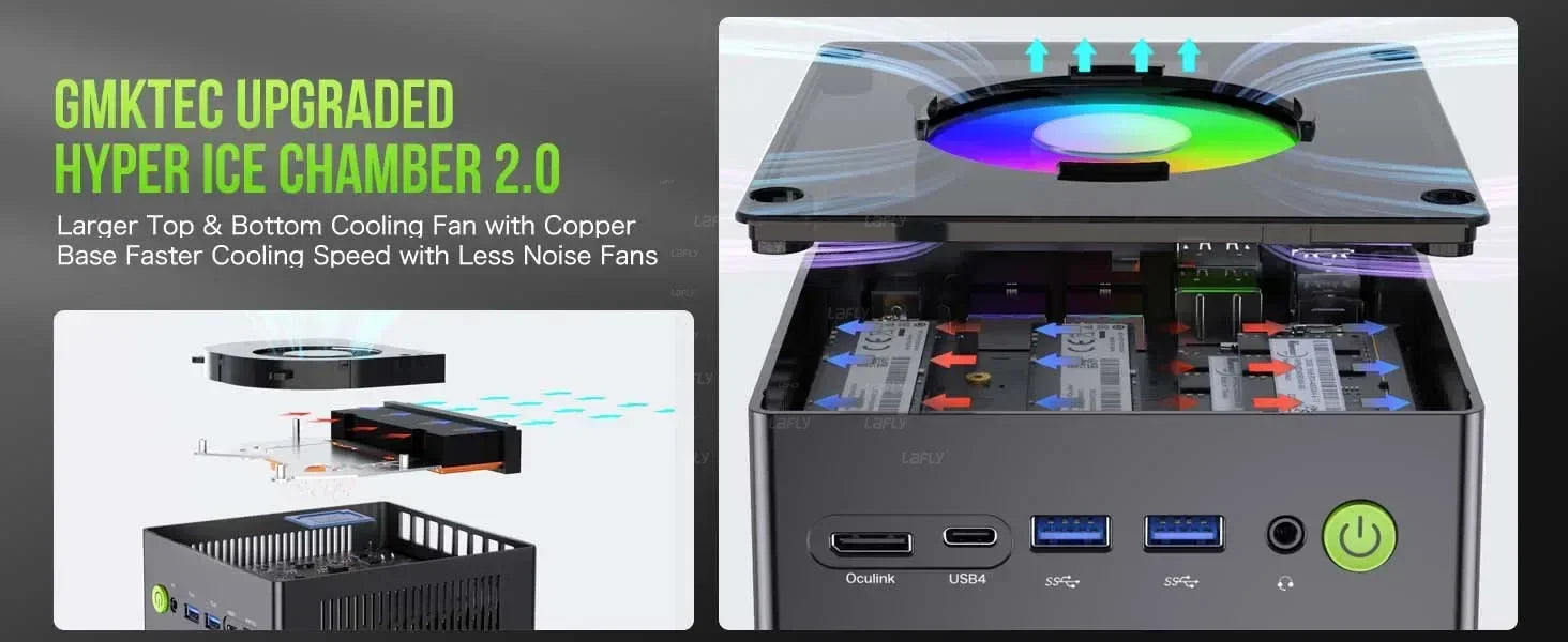 GMKtec K11 Gaming Mini PC (Ryzen 9 8945HS, 32GB DDR5)