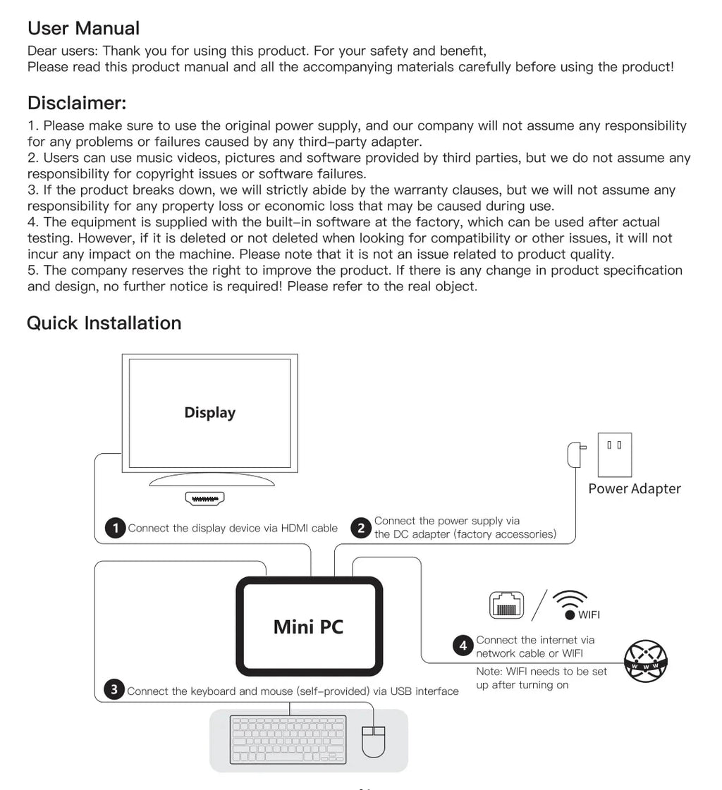 MLLSE G3 Mini PC (Intel N100 Alder Lake, Windows 11 Pro)