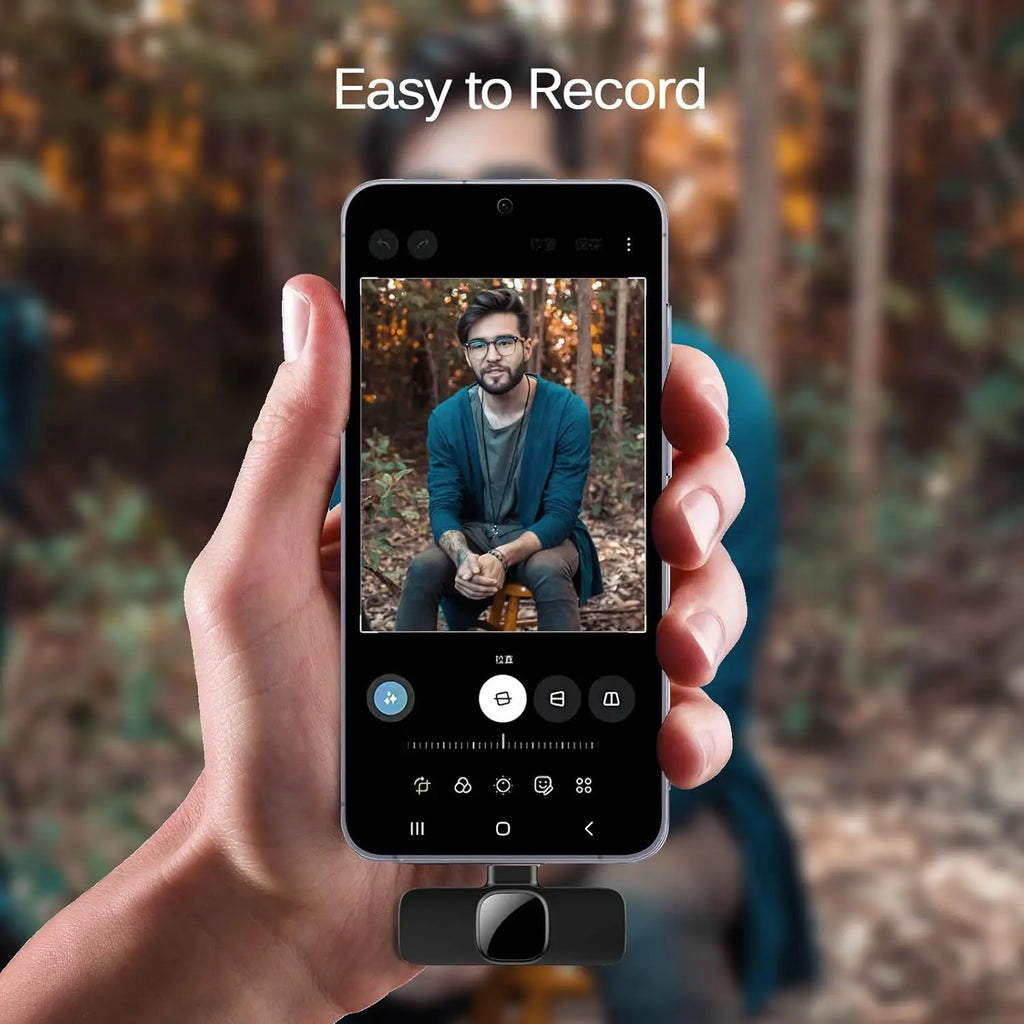 Mini Mic Pro Microfone Wireless Lavalier (Pack 2)