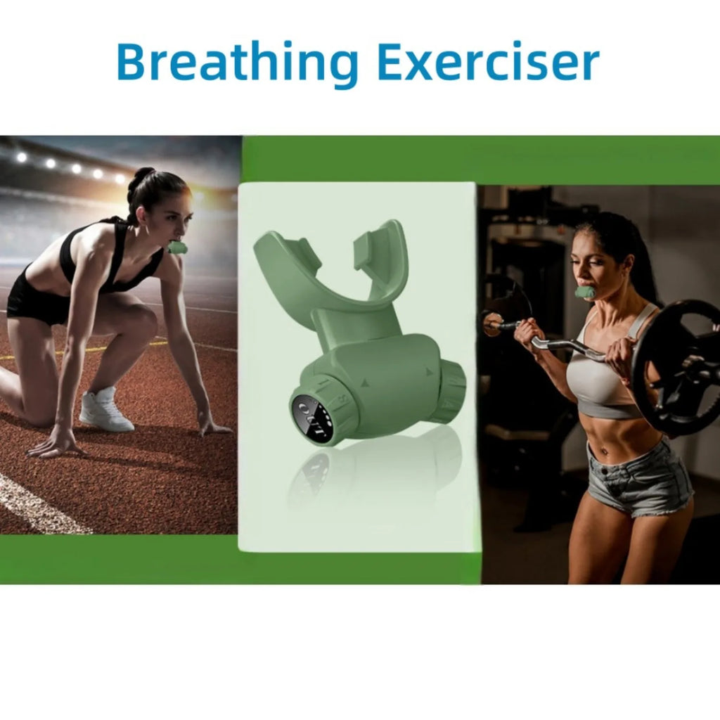 Exercitador Pulmonar Portátil (8 Níveis) – Treinamento Respiratório e Fortalecimento Muscular (Fitness, Yoga, Natação)