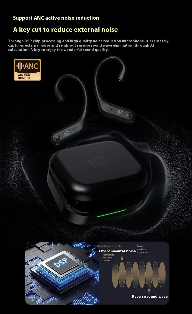 Kz An01 Ear-Hanging TWS (ANC, Bluetooth 5.3)