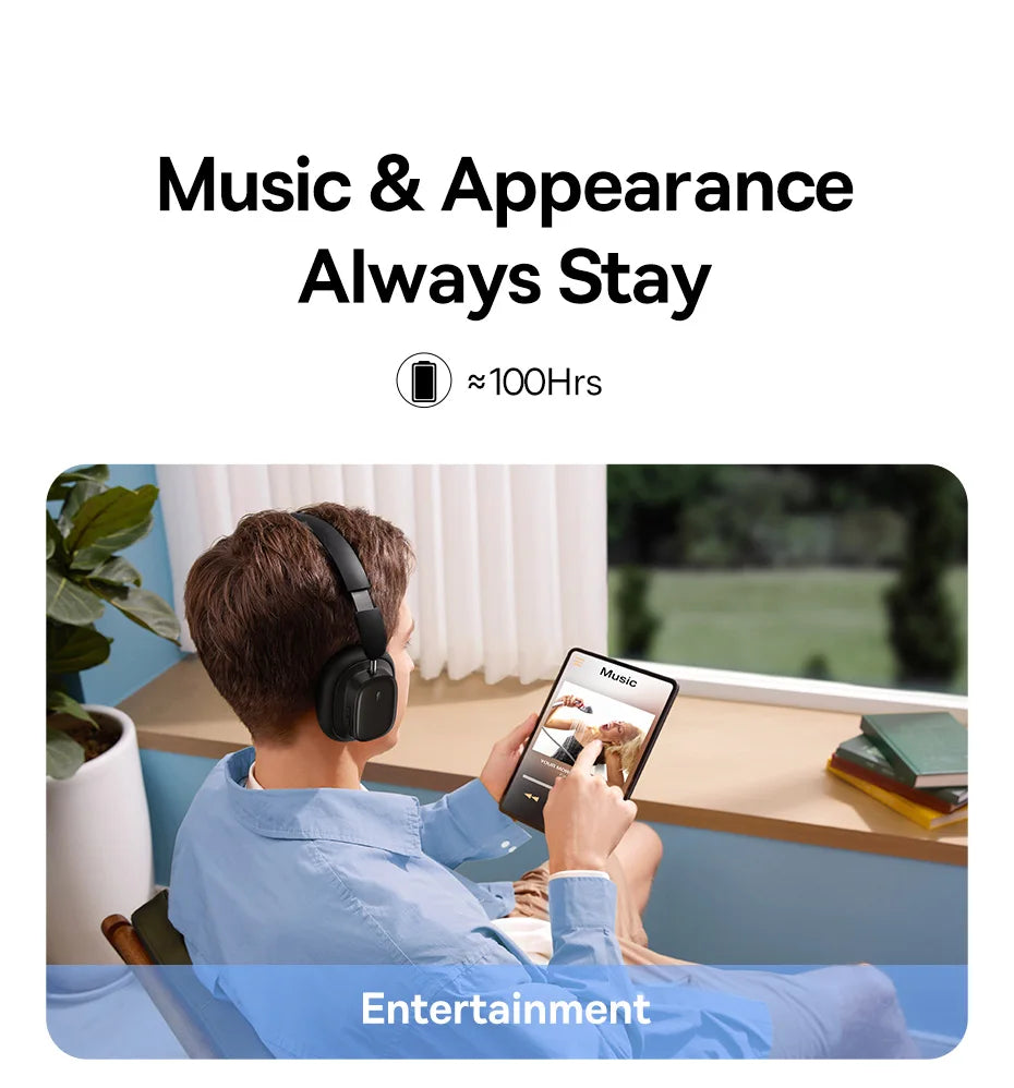 Baseus H1i ANC Wireless Bowie Headphone