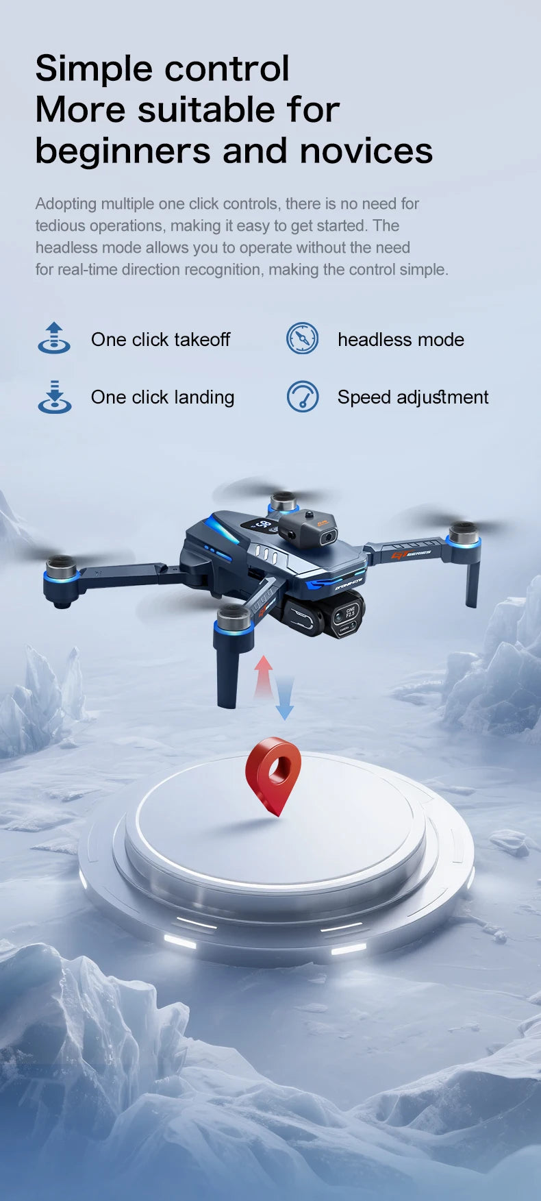 GT8 Drone 2.4G Optical Flow
