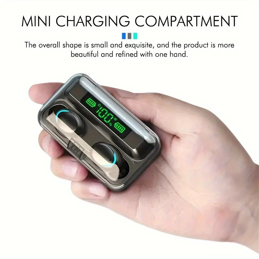 F9 TWS Wireless Bluetooth Headphones (Game Earbuds)